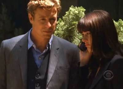 Mentalist Patrick Jane Simon Baker Teresa Lisbon Robin Tunney The Mentalist Red Menace screencaps images photos pictures