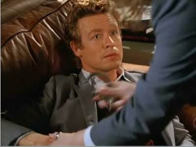 Mentalist Patrick Jane arrested Simon Baker Black Gold and Red Blood screencaps images pictures photos