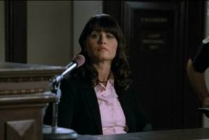 Mentalist Blood Money Teresa Lisbon Robin Tunney testify courtroom Jane