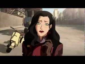 Asami; Korra's love rival?