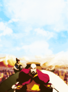 Korra & Tenzin ride home