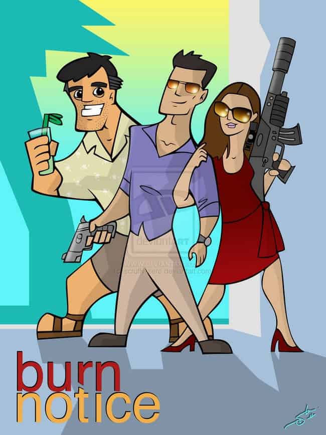 Yes, Burn Notice Has Fan Art Too