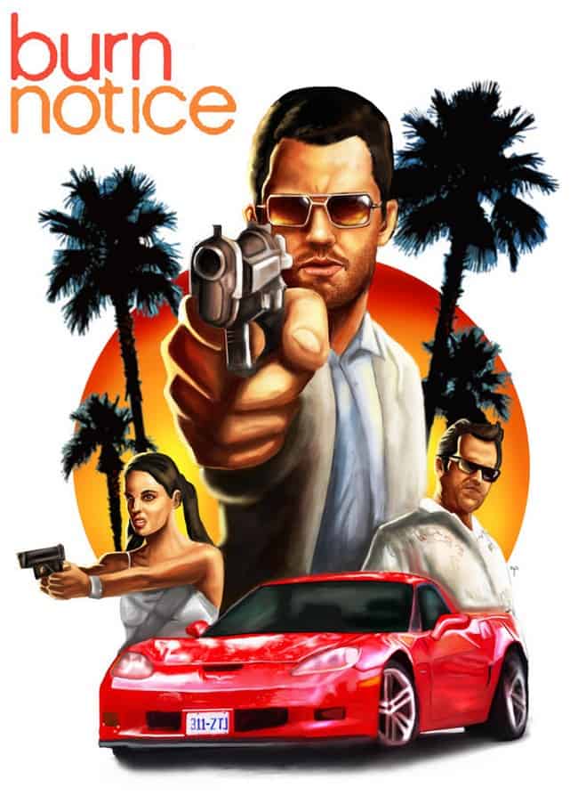 Yes, Burn Notice Has Fan Art Too