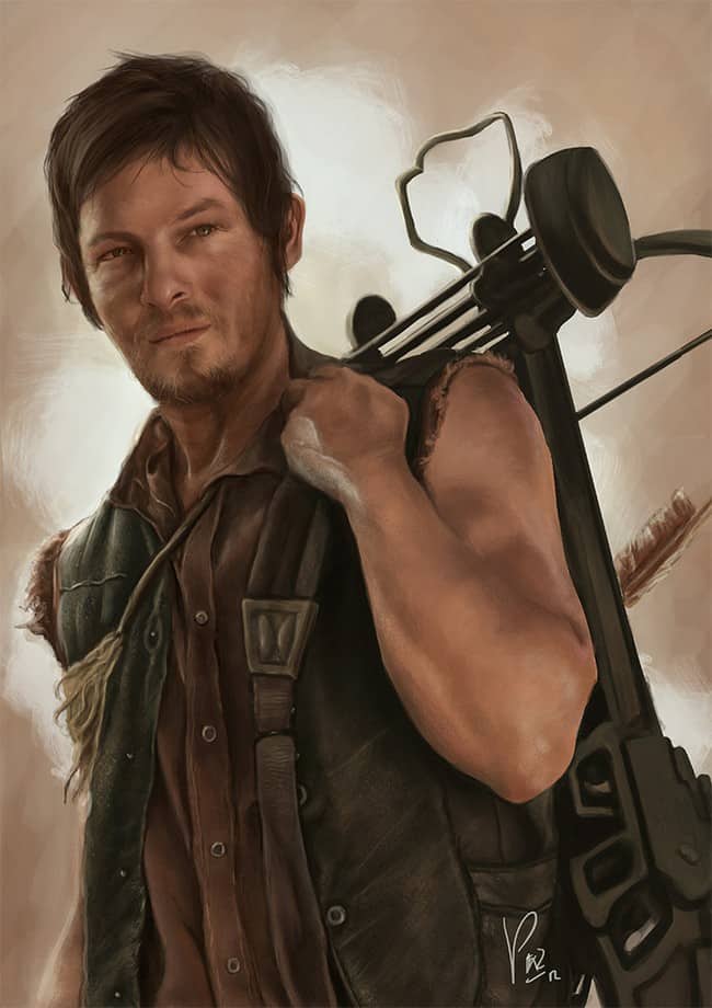 A Gallery of Incredible Daryl Dixon Art