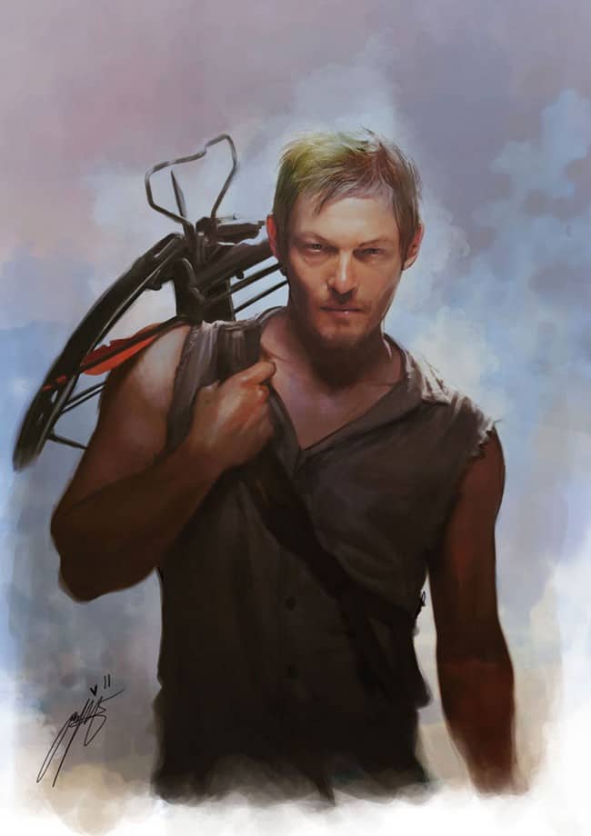 A Gallery of Incredible Daryl Dixon Art