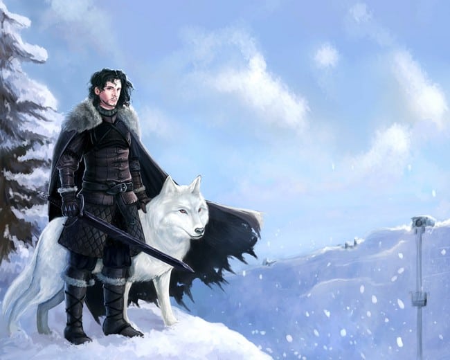 A Collection of Rather Fantastic Jon Snow Portraits