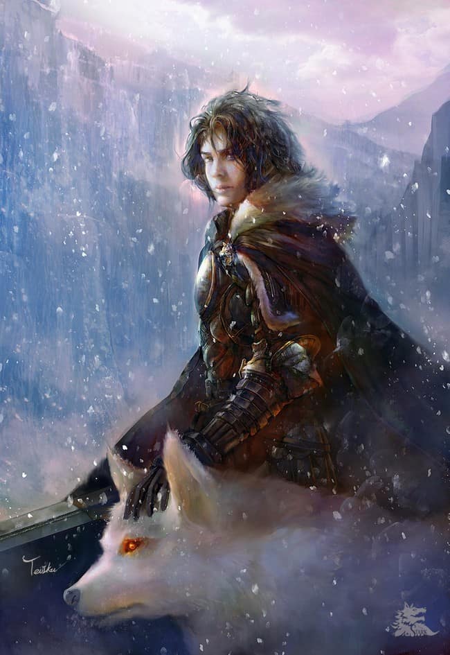 A Collection of Rather Fantastic Jon Snow Portraits