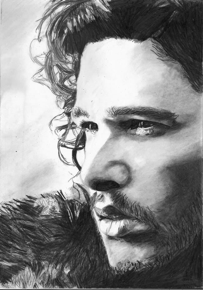 A Collection of Rather Fantastic Jon Snow Portraits