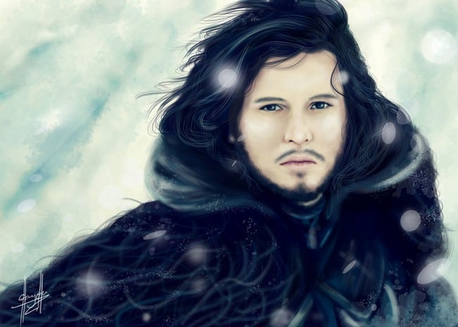 A Collection of Rather Fantastic Jon Snow Portraits