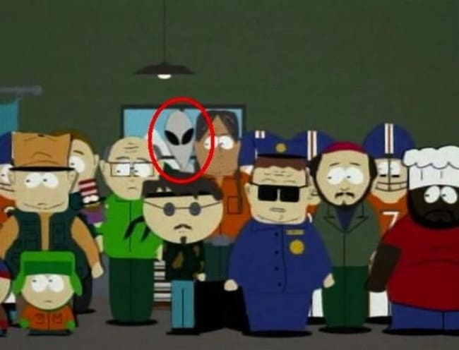 A Gallery of the Secret Alien Forever Hidden in South Park