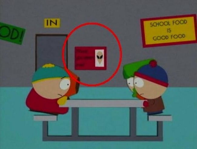 A Gallery of the Secret Alien Forever Hidden in South Park