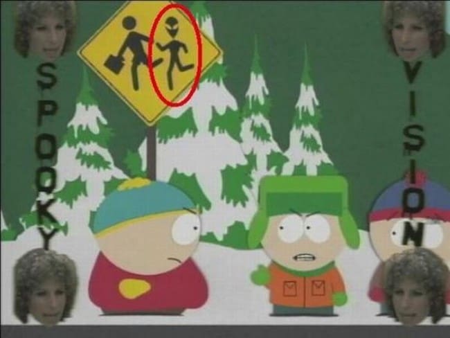 A Gallery of the Secret Alien Forever Hidden in South Park