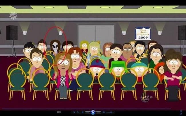 A Gallery of the Secret Alien Forever Hidden in South Park