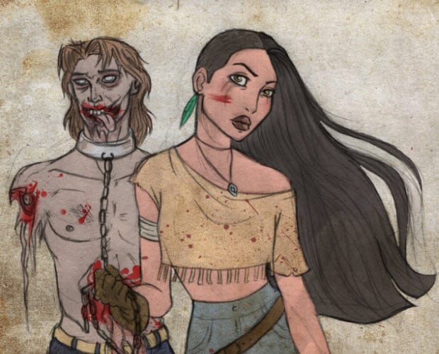 When Disney Characters Get The Walking Dead Makeover