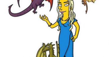 A Gallery of Game of Thrones Characters as Simpsons