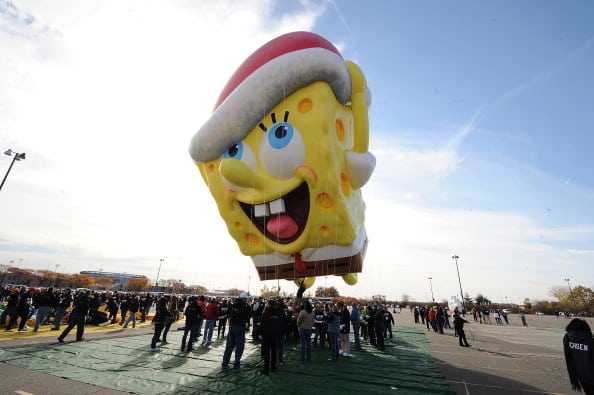 Macy's Thanksgiving Day Parade Balloonfest, Inflation of the SpongeBob Balloon