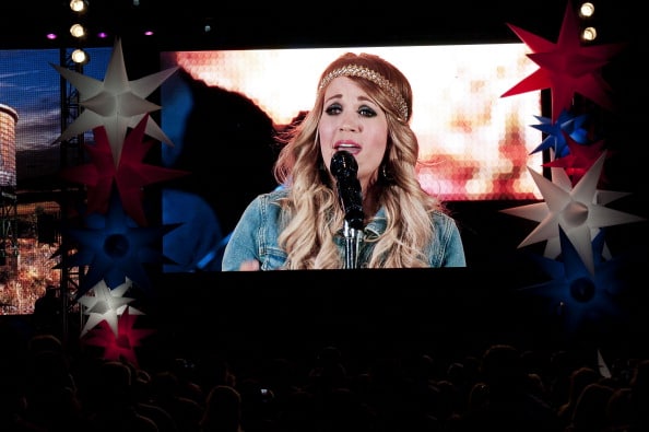 Carrie Underwood Performs In Concert At Lavell Edwards Stadium