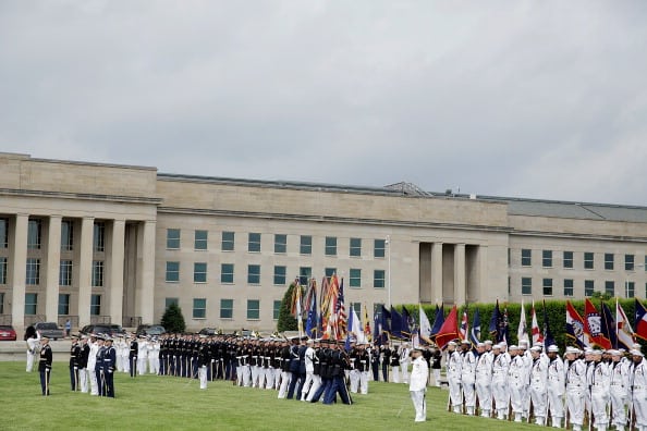 Martin Dempsey Hosts China's Army Chief Of General Staff At The Pentagon