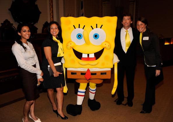 SpongeBob SquarePants 10th Anniversary Celebration at the NYSE Closing Bell