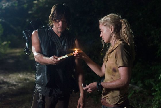 Daryl and Beth The Walking Dead Season 4