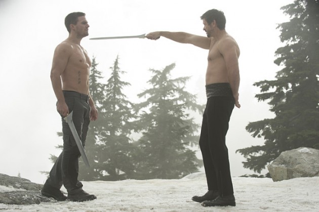 Arrow Season 3 Ra's and Oliver