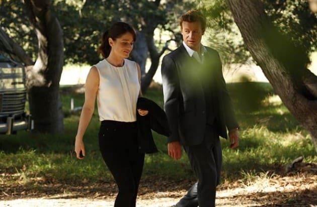 The Mentalist 7x06-♥Jane&Lisbon Kiss.The one and only 