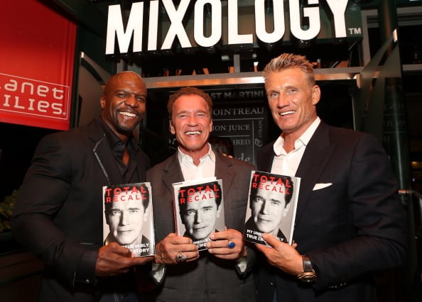 Arnold Schwarzenegger "Total Recall" Book Party At Mixology 101