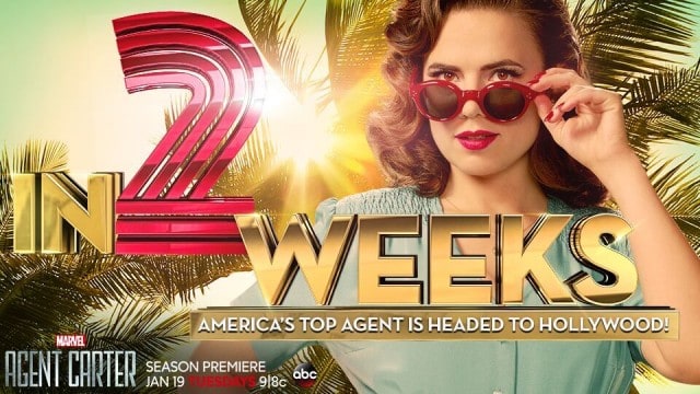 New Agent Carter Season 2 Poster Peggy Is Headed To Hollywood