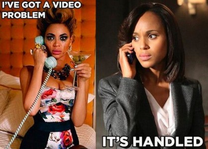 Beyonce and Olivia Pope meme