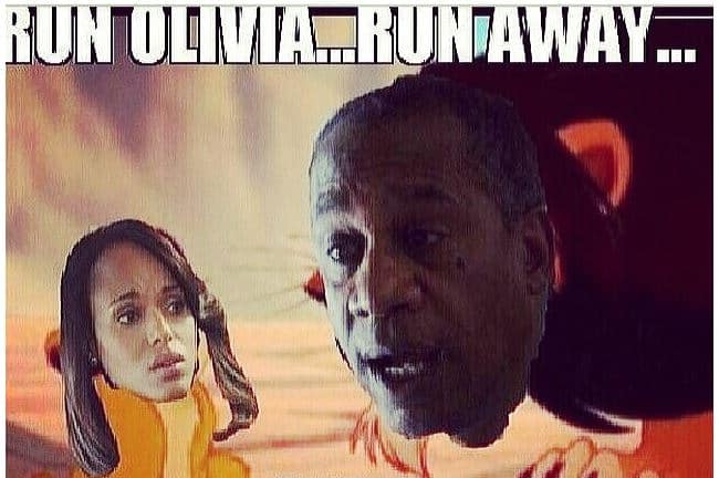 Olivia Pope Lion King Scandal meme