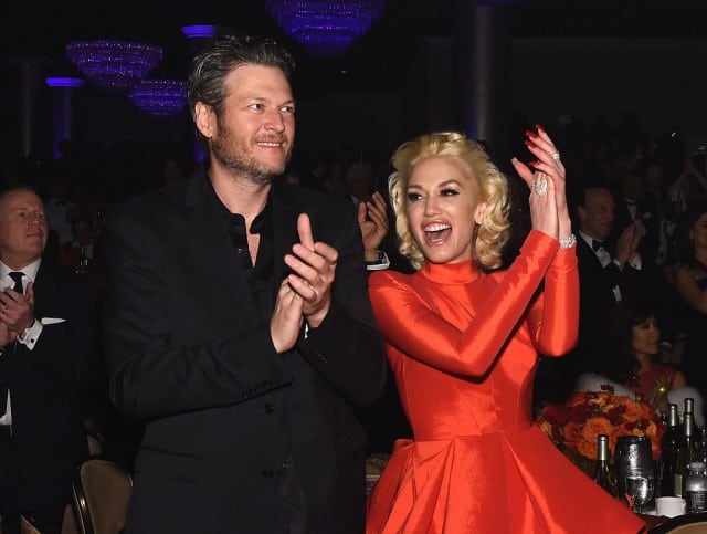 Gwen Stefani and Blake Shelton 