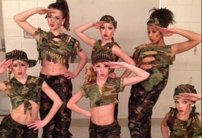 dance moms costume army