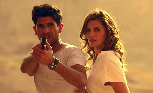Raza Jaffrey and Stana Katic in The Rendevous