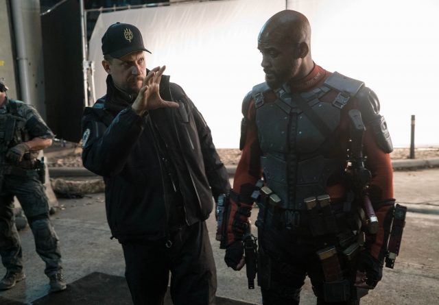 David Ayer directing Will Smith (Deadshot) on 'Suicide Squad'