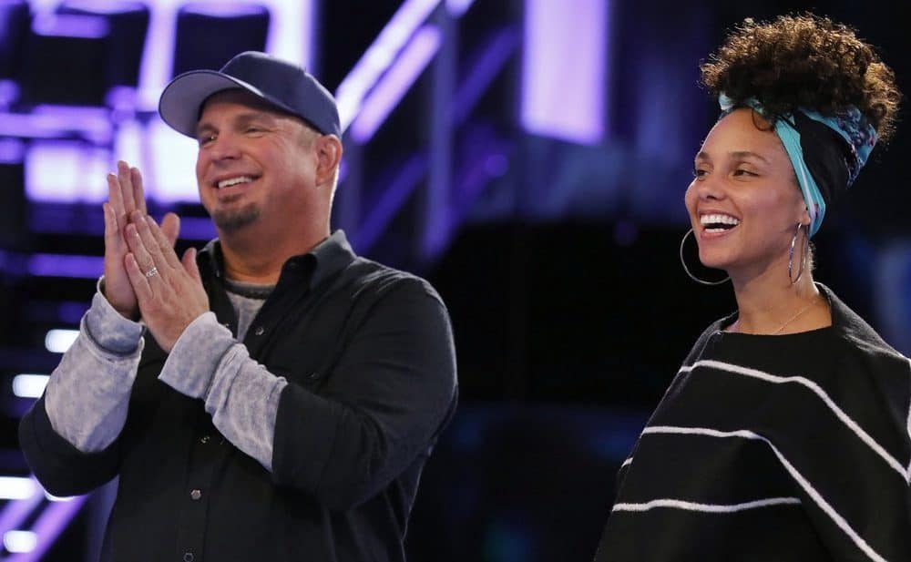 The Voice season 11 top 12 - adviser Garth Brooks and Coach Alicia Keys