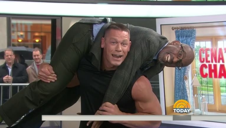 John Cena Squats an Entire Al Roker on the Today Show