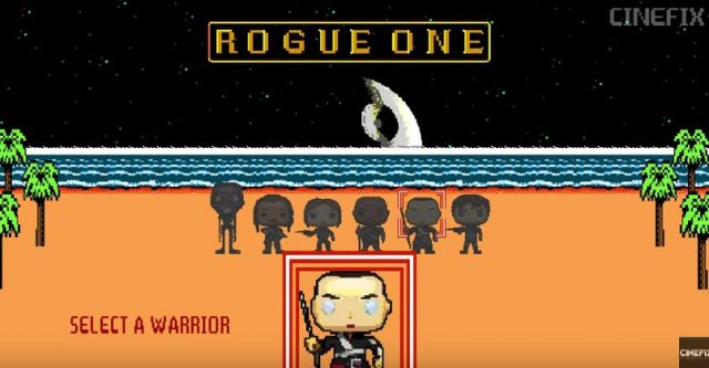 Check Out “Star Wars: Rogue One” as an 8-Bit Video Game