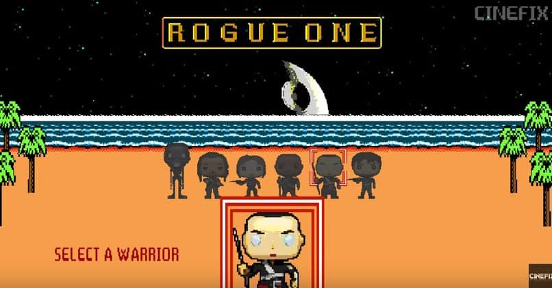 Check Out “Star Wars: Rogue One” as an 8-Bit Video Game