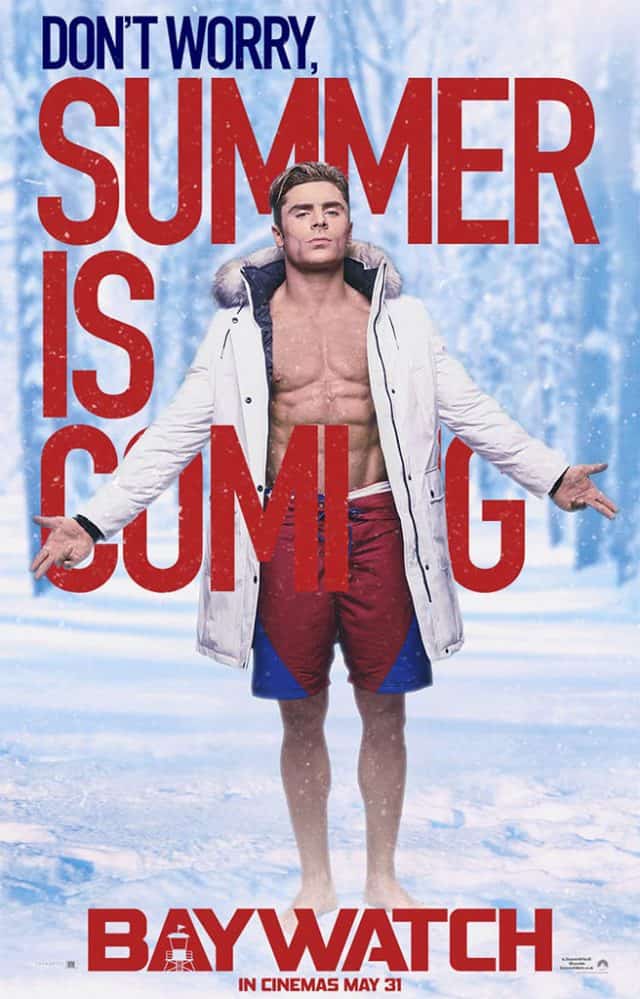 New Baywatch Movie Character Posters Have Been Released