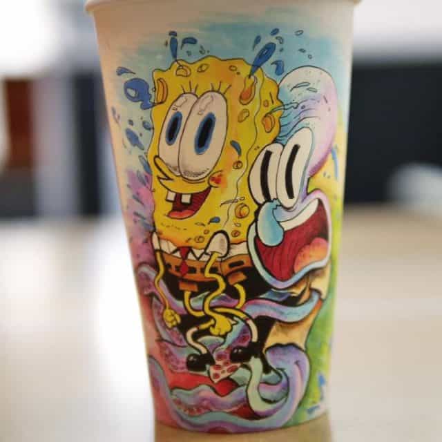 Nickelodeon Animator Illustrates Coffee Cups In Her Spare Time