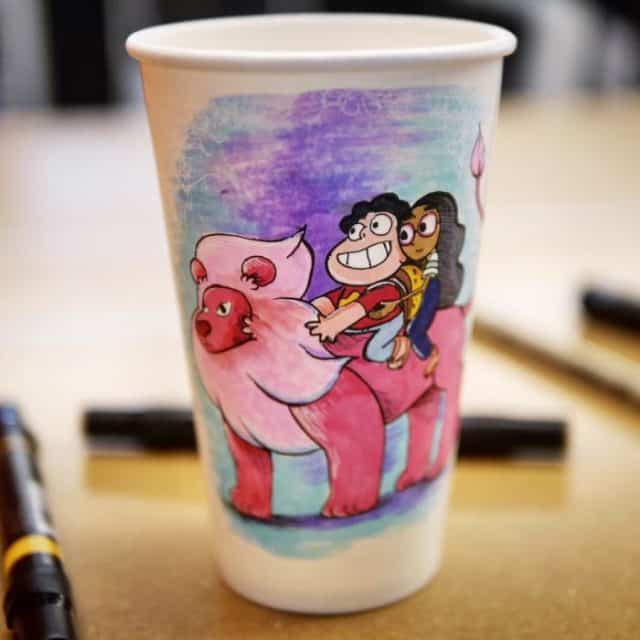 Nickelodeon Animator Illustrates Coffee Cups In Her Spare Time