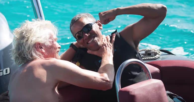 Barack Obama and Richard Branson’s Epic Kitesurfing Battle