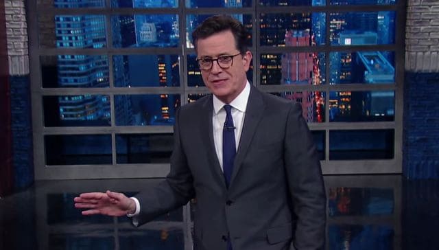 Stephen Colbert Scathes President Trump For Using His Office To Protect His Family’s Businesses