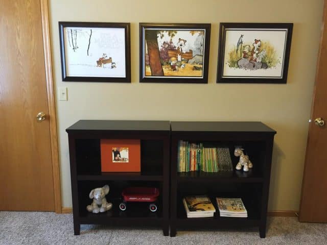 Guy Makes a Calvin and Hobbes Themed Nursery With Painted Mural