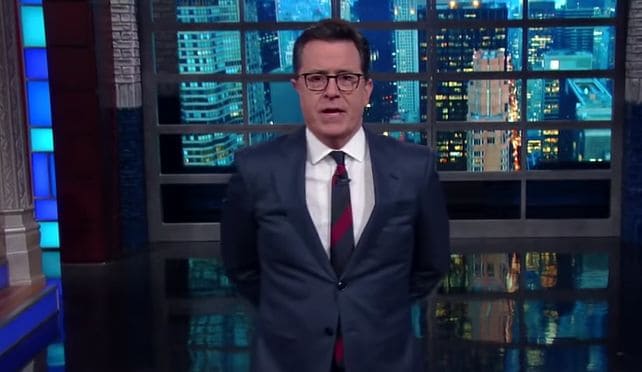 Stephen Colbert Completes the “Say it to My Face” Donald Trump Challenge