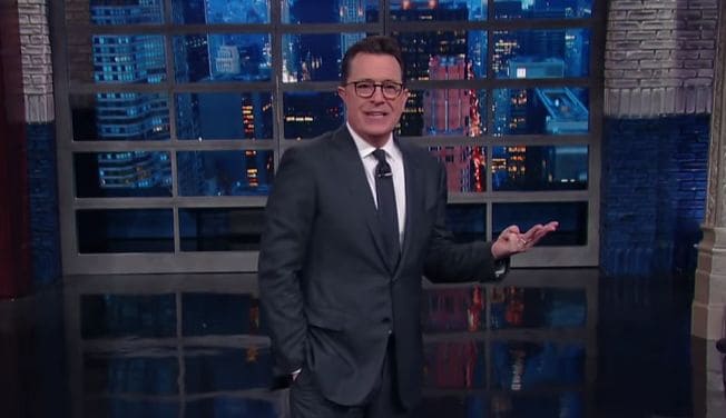 Stephen Colbert Takes Some Late Night Calls from Donald Trump