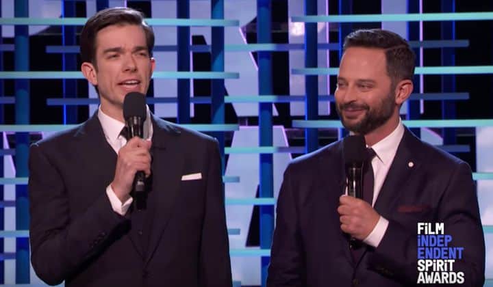 John Mulaney, Nick Kroll Rip on Trump at Film Independent Spirit Awards