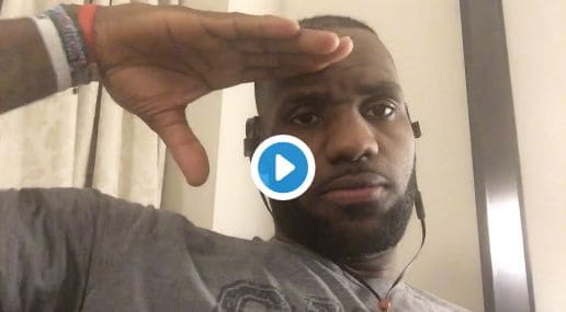 Lebron James Calls Tom Brady “GOAT” in his Congrats Video