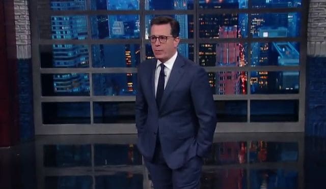 Stephen Colbert Calls Trump Out on the Slavery “Not Good” Comment