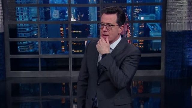 Stephen Colbert Compares Trump&#8217;s Nuclear Plan to the Cold War